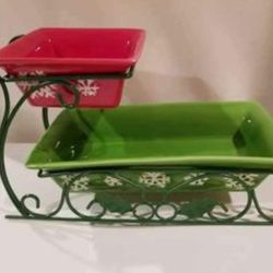 Christmas serving dish 