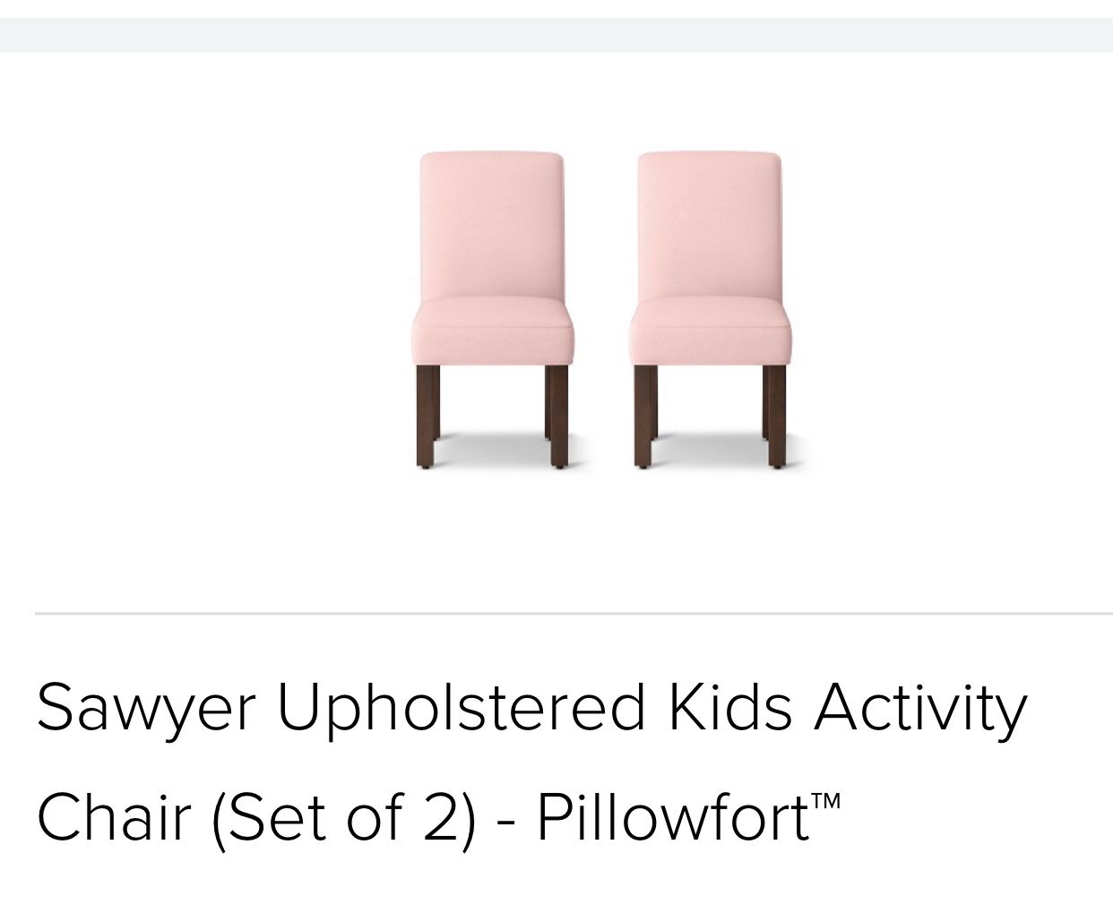 Kids chairs set