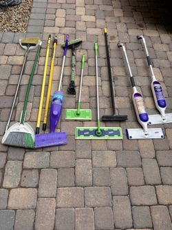 Household Cleaning Supplies Wet Mop Brush Broom Swiffer