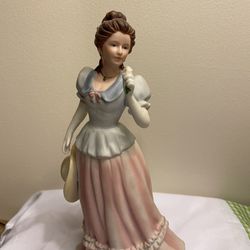 Vintage Porcelain Lady Singer Figure