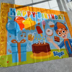 Blippi Birthday Banner