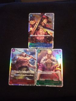 One piece japanese cards