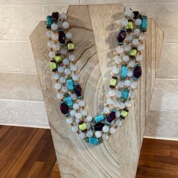 Francoise Montague Turquoise, & Irradecent Choker 