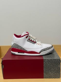 Jordan 3 Cardinal Red Size 10.5M