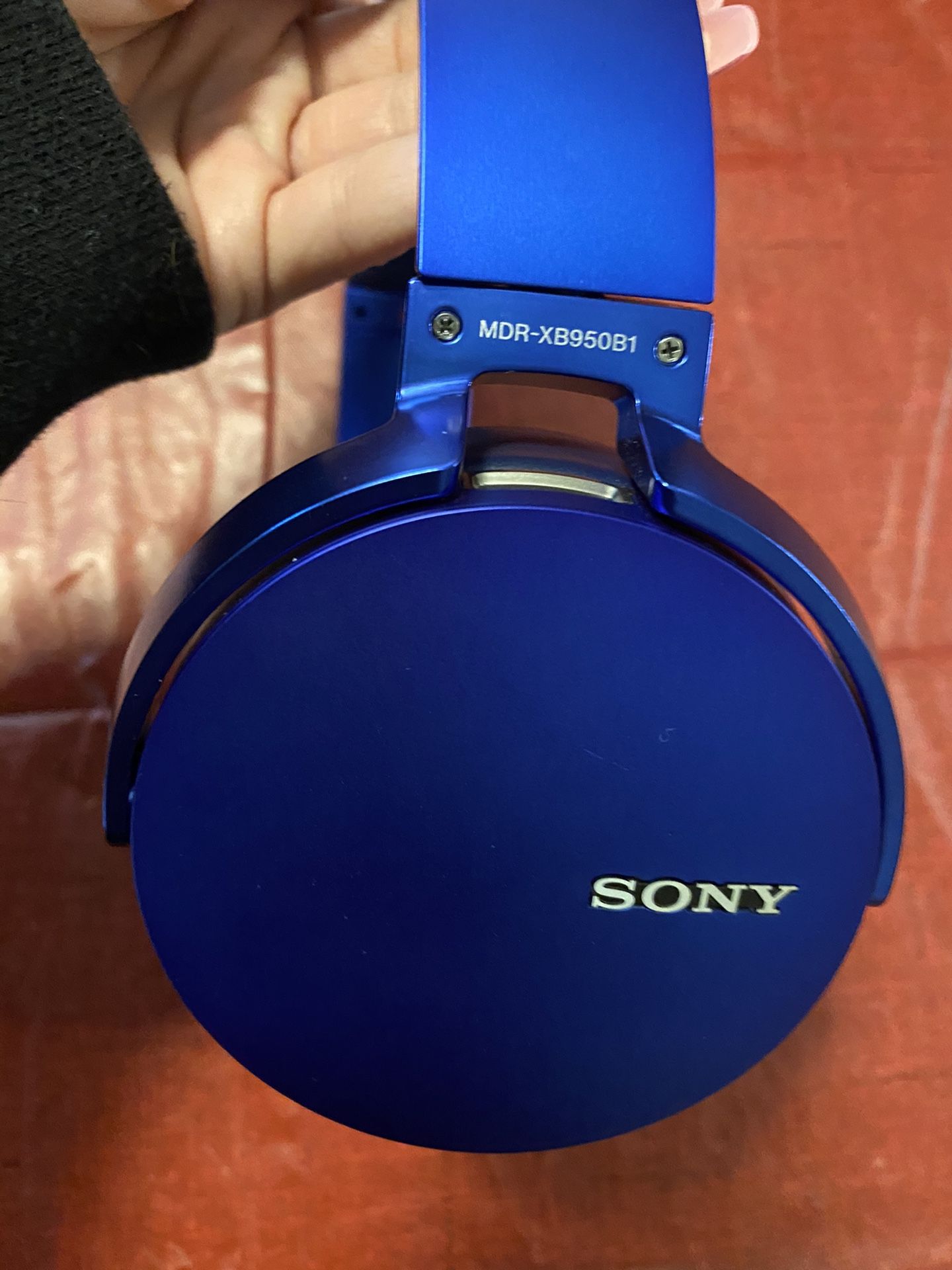 Sony Bluetooth wireless bass headphones- excellent sound and quality!