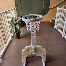 Costway 3-in-1 Kids Basketball Hoop And Sports Activity Center