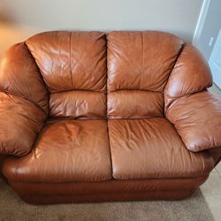 Leather Loveseat - Couch