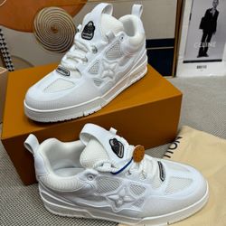 Brand New Louis Vuitton White trainers With Box And Authentication Papers And Receipt. 