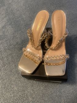 Sexy Gold Heels  8 1/2