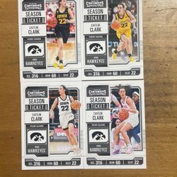 2024 CAITLIN CLARK CONTENDERS SET OF 4 