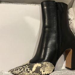 Steve Madden Lyle Cap Toe Snake boots