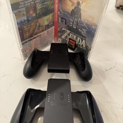 The Legend Of Zelda Breath Of The Wild & X2 Joy Con Grips