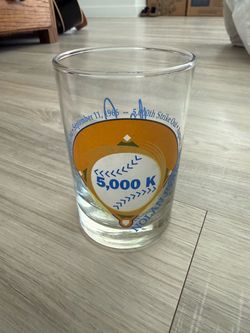 SIGNED Nolan Ryan 5000 Strike Out Glass