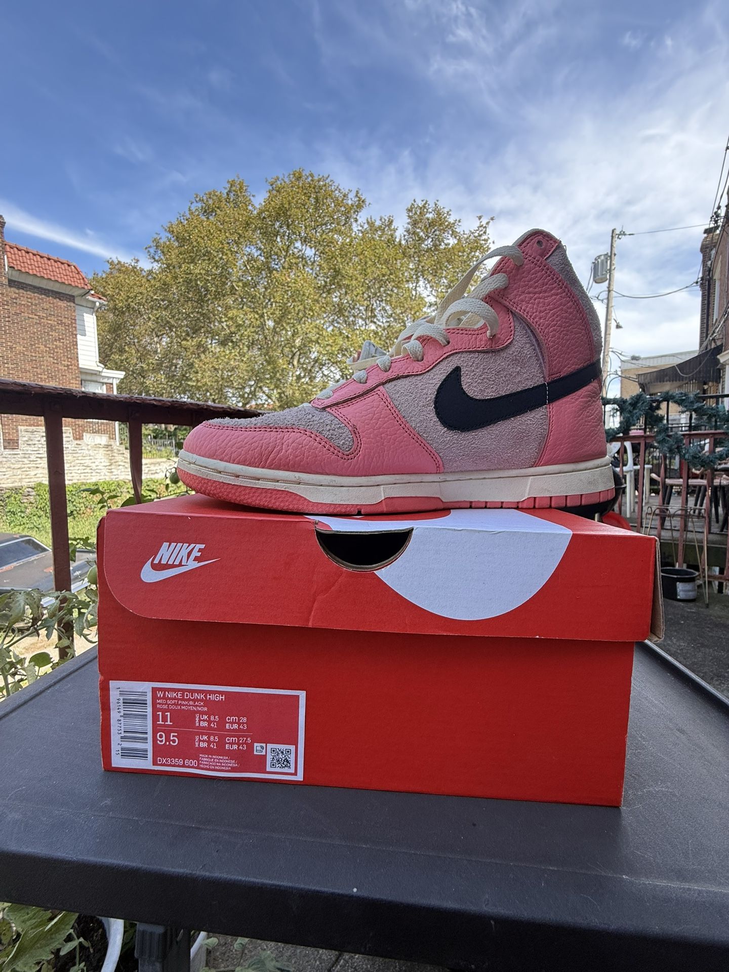 Shoes: Pink Women Nike Dunk High
