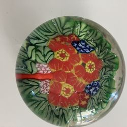 Vintage Millefiori Glass Weight 
