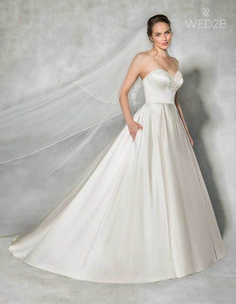 Anna Sorrano Becket Strapless Wedding Dress NWT