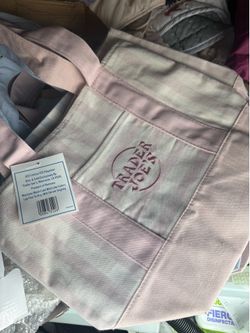 Trader Joe’s mini stripped tote bag