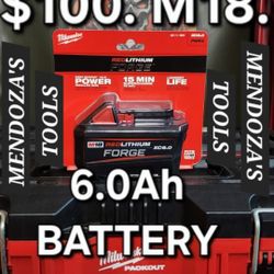 Milwaukee Batería 6.0Ah Forge HD M18 🔋