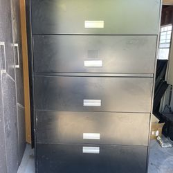 Five Tray File Cabinet