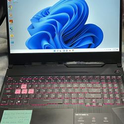 ASUS TUF Gaming F15 Intel Core i5-10th Gen 16GB DDR4 RAM 512GB SSD Nvidia GeForce GTX1650Ti 4GB RGB Keyboard , Win 11 . 
