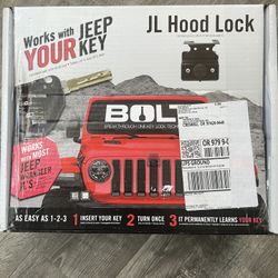 Bolt brand Wrangler JL/JLU Hood Lock