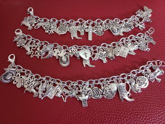 Adjustable Handmade Charm's Bracelet's for $40 each