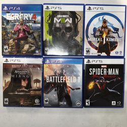PS5 And PS4 Games 