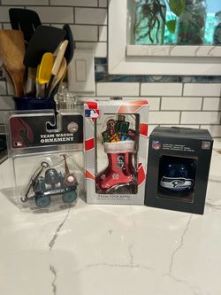 Officially Licensed Seahawks/Mariners Christmas Ornaments