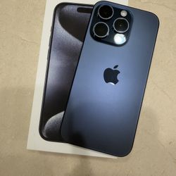 iPhone 15 Pro Unlocked 256GB Titanium Blue
