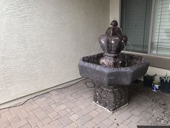 2-Tier outdoor spill fountain 60"