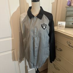 Raiders windbreaker $25