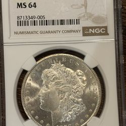 1878-CC Morgan Dollar – NGC MS64 – Carson City Key Date