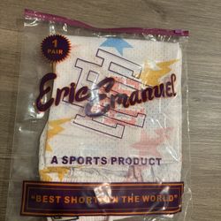 Eric Emanuel x Bape EE Basic Short White/Yellow/Blue/Pink Size M 