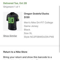 Oregon Ducks Grateful Dead Jersey