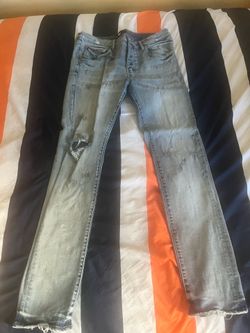 Blue purple brand jeans