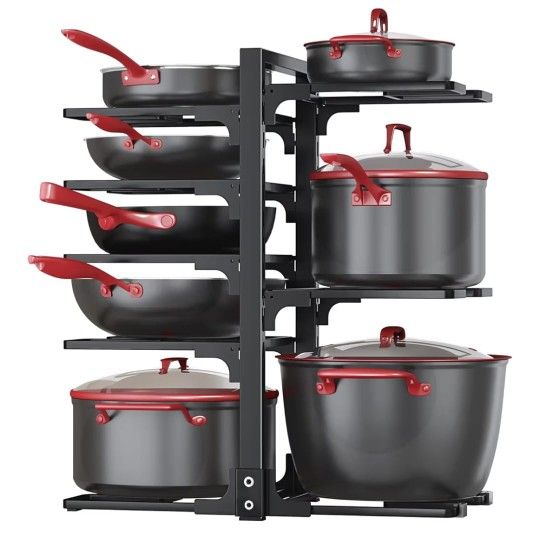 Pots & Pans Organizer-8 Tier Rack