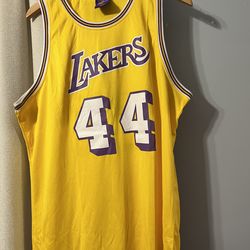 Jerry West #44 Los Angeles Lakers Links Marketing Group Men's XL Jersey