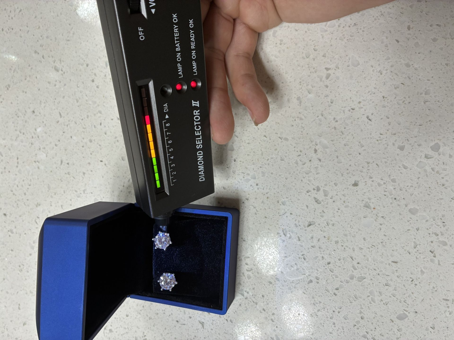 ✨ 10mm Moissanite Stud Earrings 