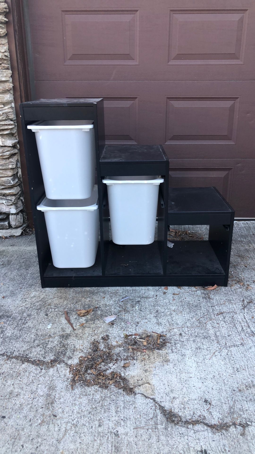 Black Cubicle Bins