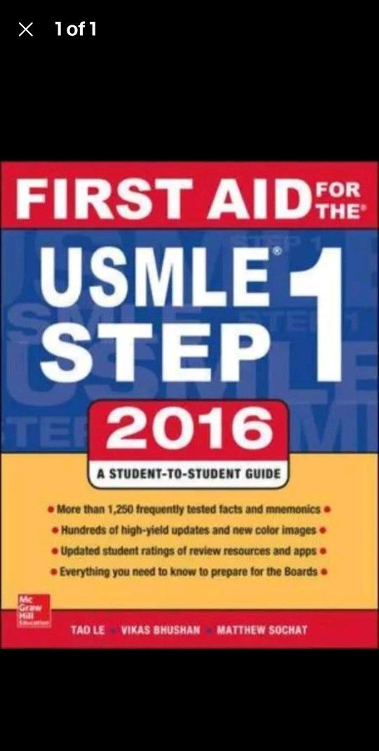 First Aid USMLE Step 1 - 2016