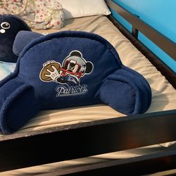 Patriots Mickey Mouse Back Pillow 