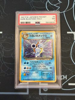 1997 Japanese Dark Blastoise Holo PSA 7