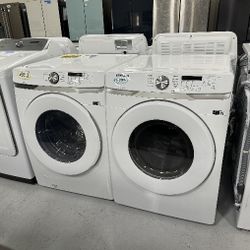 Washer and Dryer NEW White Front Load Electric Stackable 