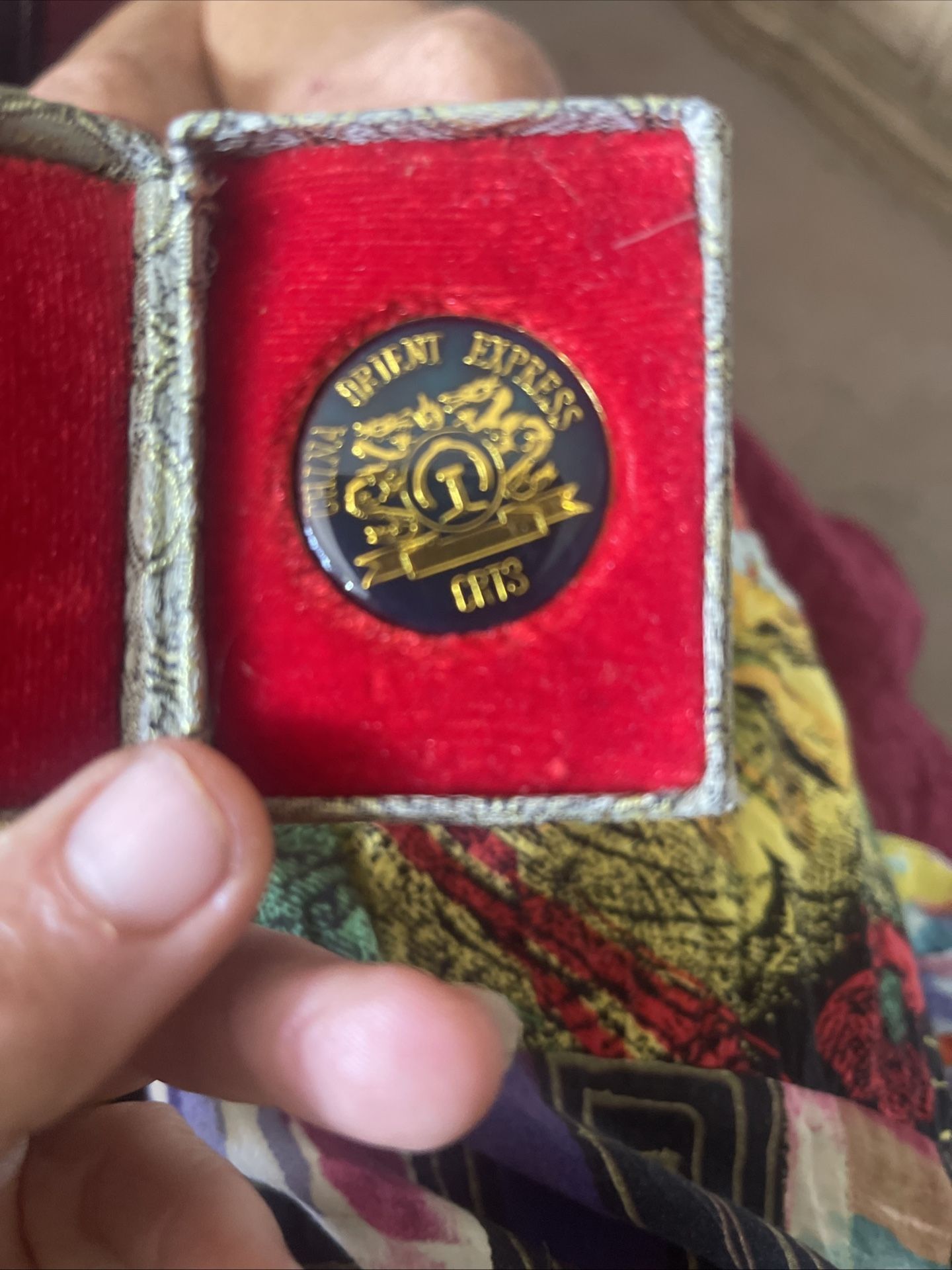 China Orient Express CRTS Souvenir Pin