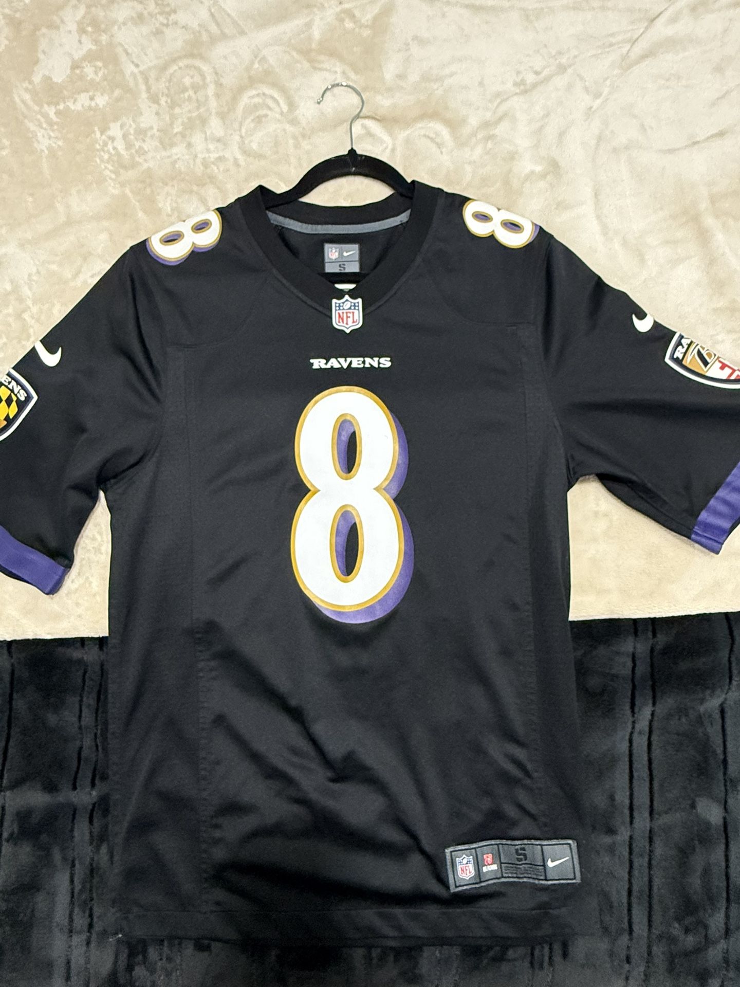 Lamar Jackson Black Ravens Jersey (Men’s Small)