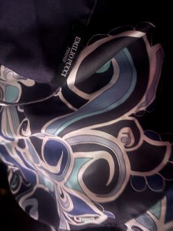 Emilio Pucci Dress Suit Scarf Abstract Accessory Neck Wear 