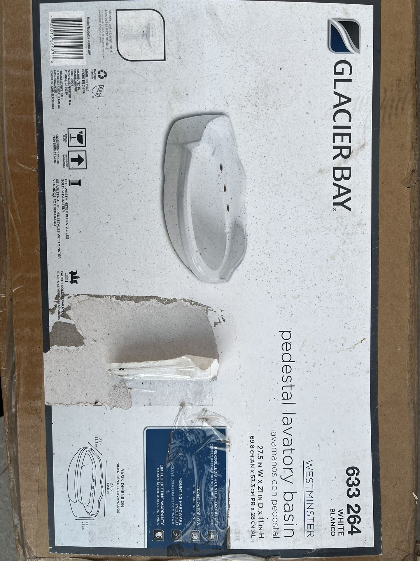 Glacier bay Sink (New)