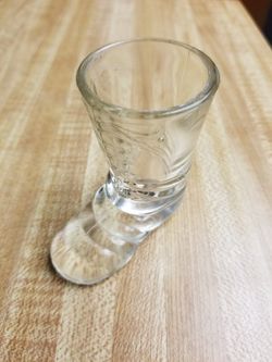 Vintage Lace Up Boot Shot Glass