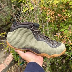 Olive Foamposite Size 13 Worn Heavy No Box