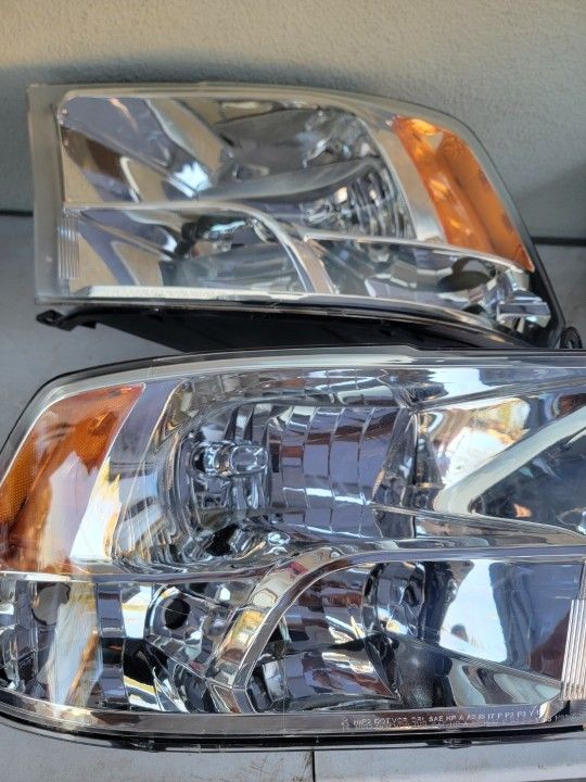 09-18 Dodge Ram Headlights Luces Micas Calaveras Faros Faroles Focos Headlamps